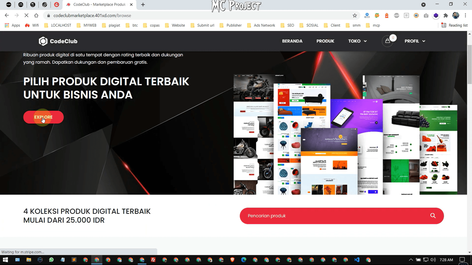 Source Code Web Marketplace Produk Digital Lite