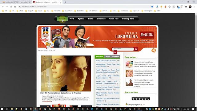 Source Code Website dan CMS Portal Informasi dan Berita Online v1