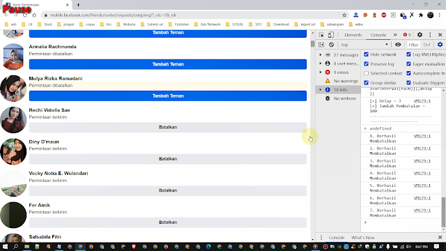 Cara Cepat Membatalkan Permintaan Teman Terkirim di Facebook