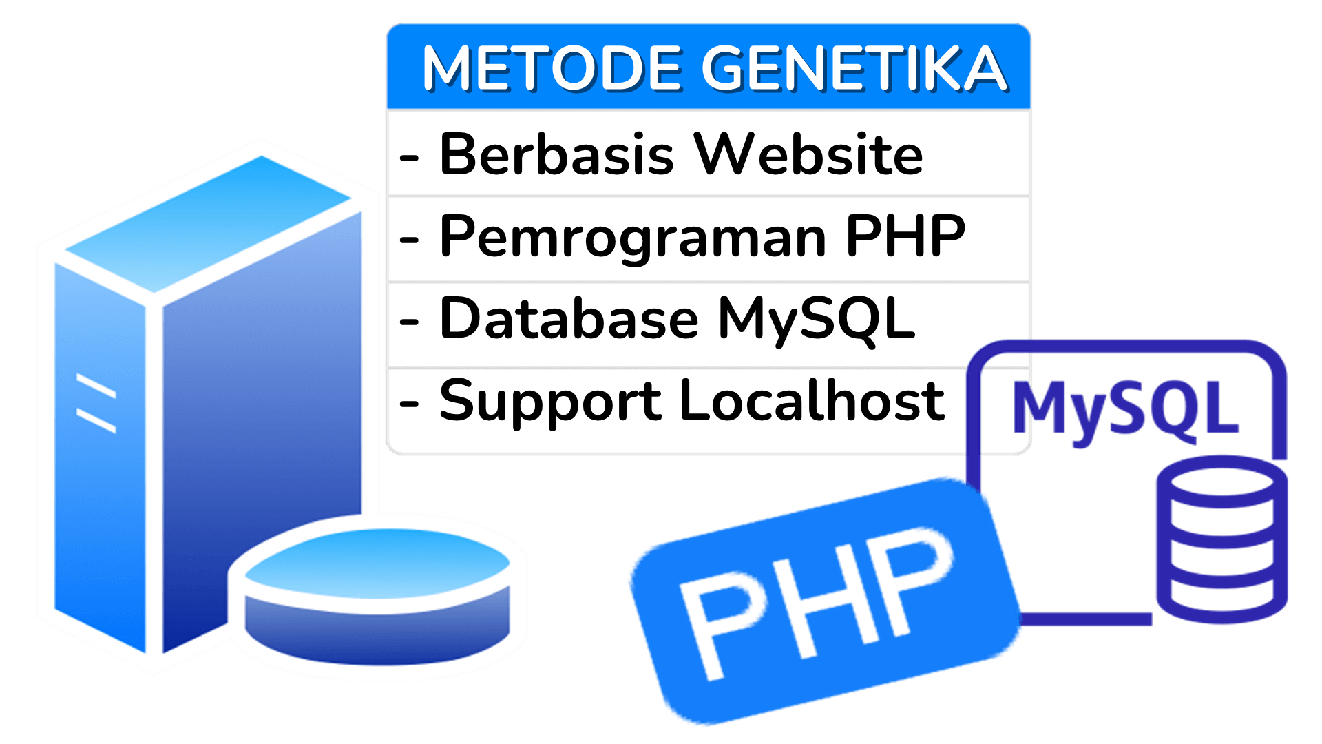 Script Aplikasi Web Metode Genetika Gratis Siap Pakai