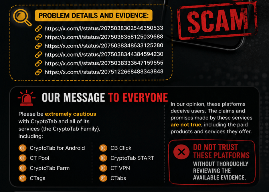 Review CryptoTab Scam