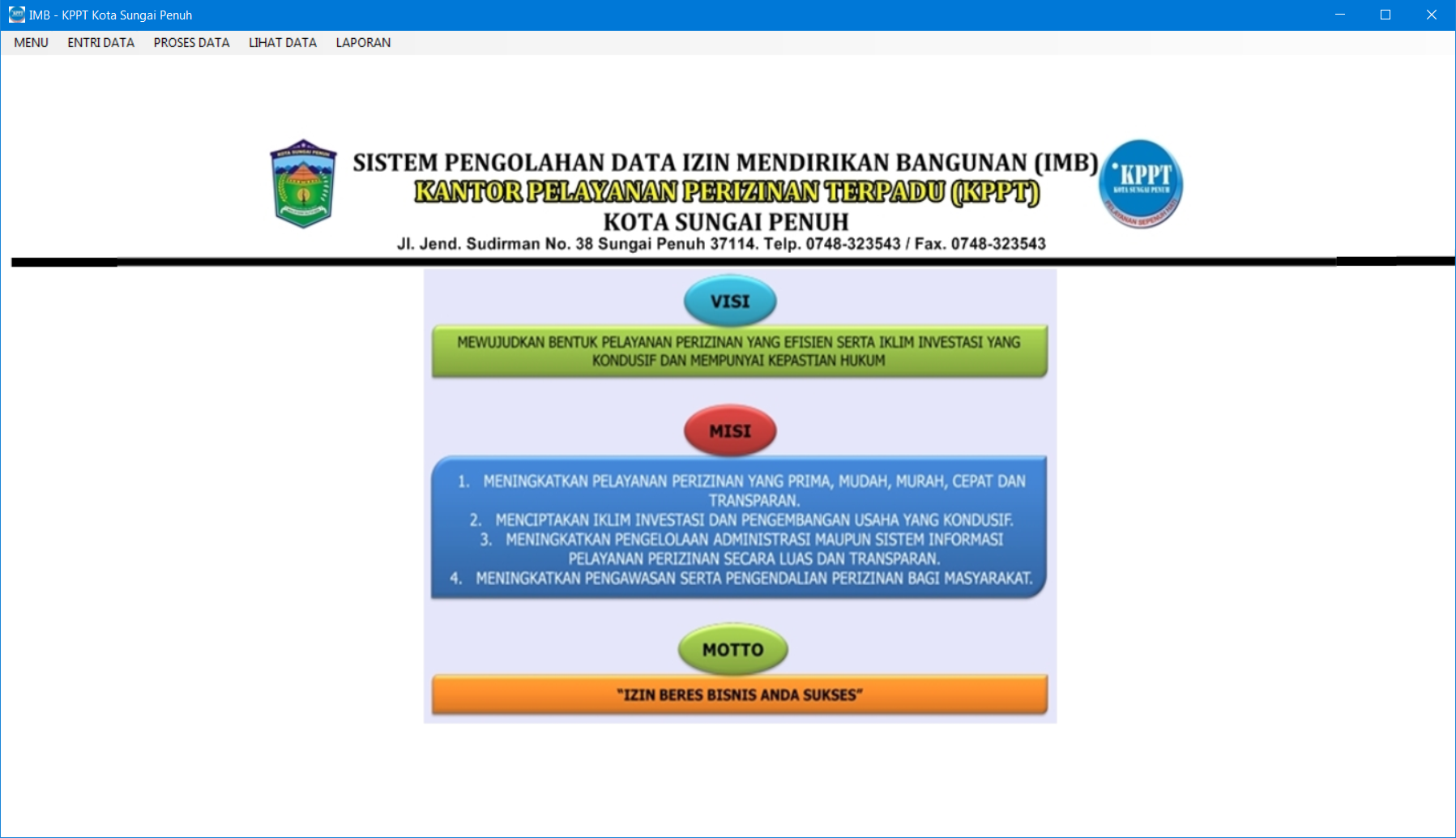 Source Code Sistem Pengolahan Data Izin Mendirikan Bangunan (IMB) VB.Net